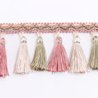 Decorative Fringe Trim Polyester Textile | High & Bury