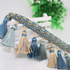 Decorative Fringe Trim Polyester Textile | High & Bury