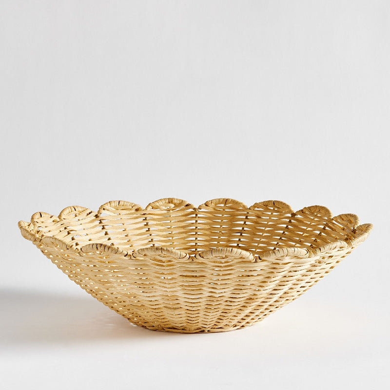 Decorative Fruit Basket with Artistic Weaving | High & Bury