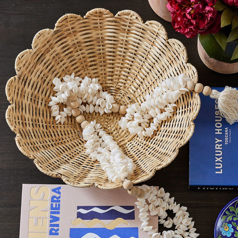 Decorative Fruit Basket with Artistic Weaving | High & Bury