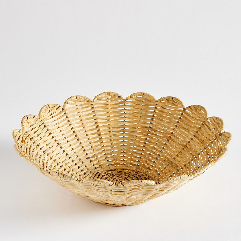 Decorative Fruit Basket with Artistic Weaving | High & Bury