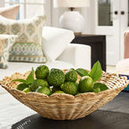 Decorative Fruit Basket with Artistic Weaving | High & Bury