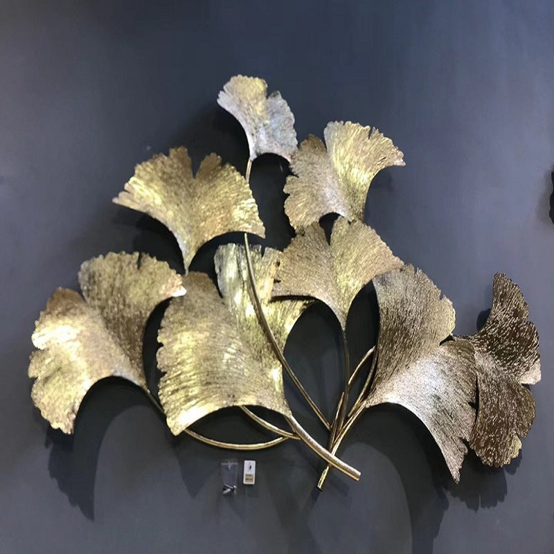 Decorative Ginkgo Leaf Wall Art Sculpture | High & Bury