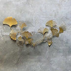 Decorative Ginkgo Leaf Wall Sculpture | High & Bury