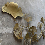 Decorative Ginkgo Leaf Wall Sculpture | High & Bury