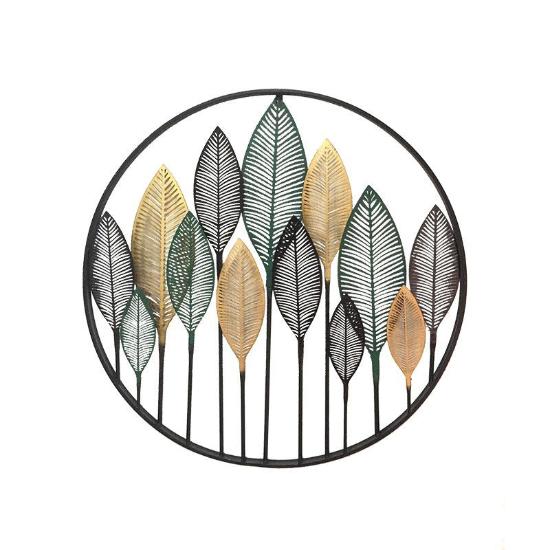 Decorative Gold Leaf Wall Art Sculpture | High & Bury