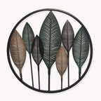 Decorative Gold Leaf Wall Art Sculpture | High & Bury