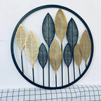 Decorative Gold Leaf Wall Art Sculpture | High & Bury