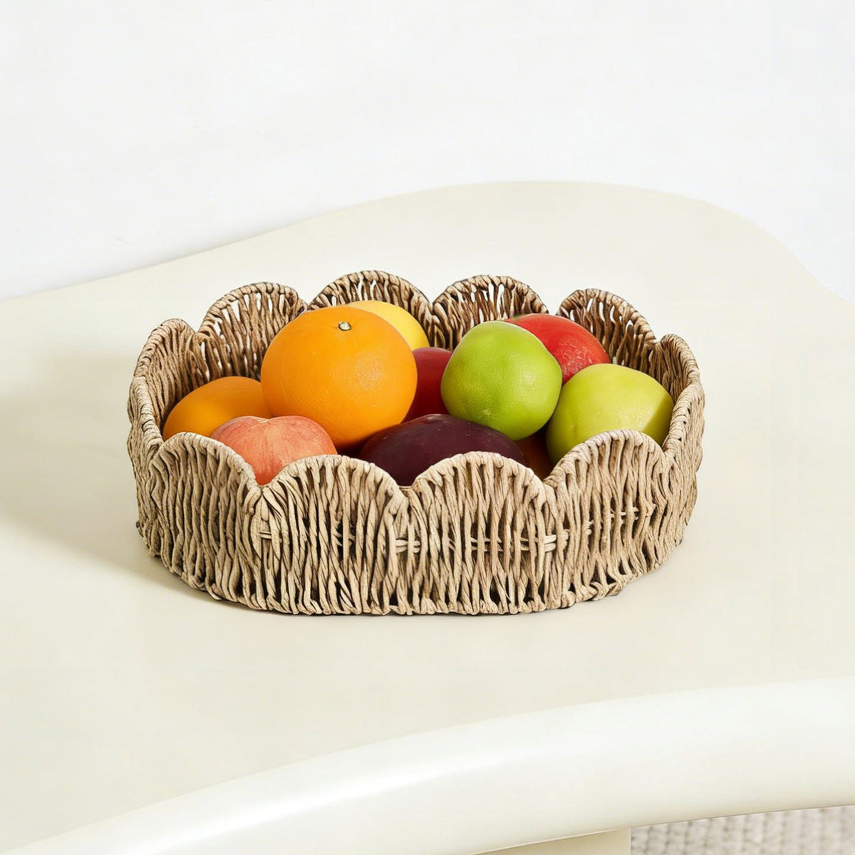 Decorative Hand-Woven Storage Basket | High & Bury