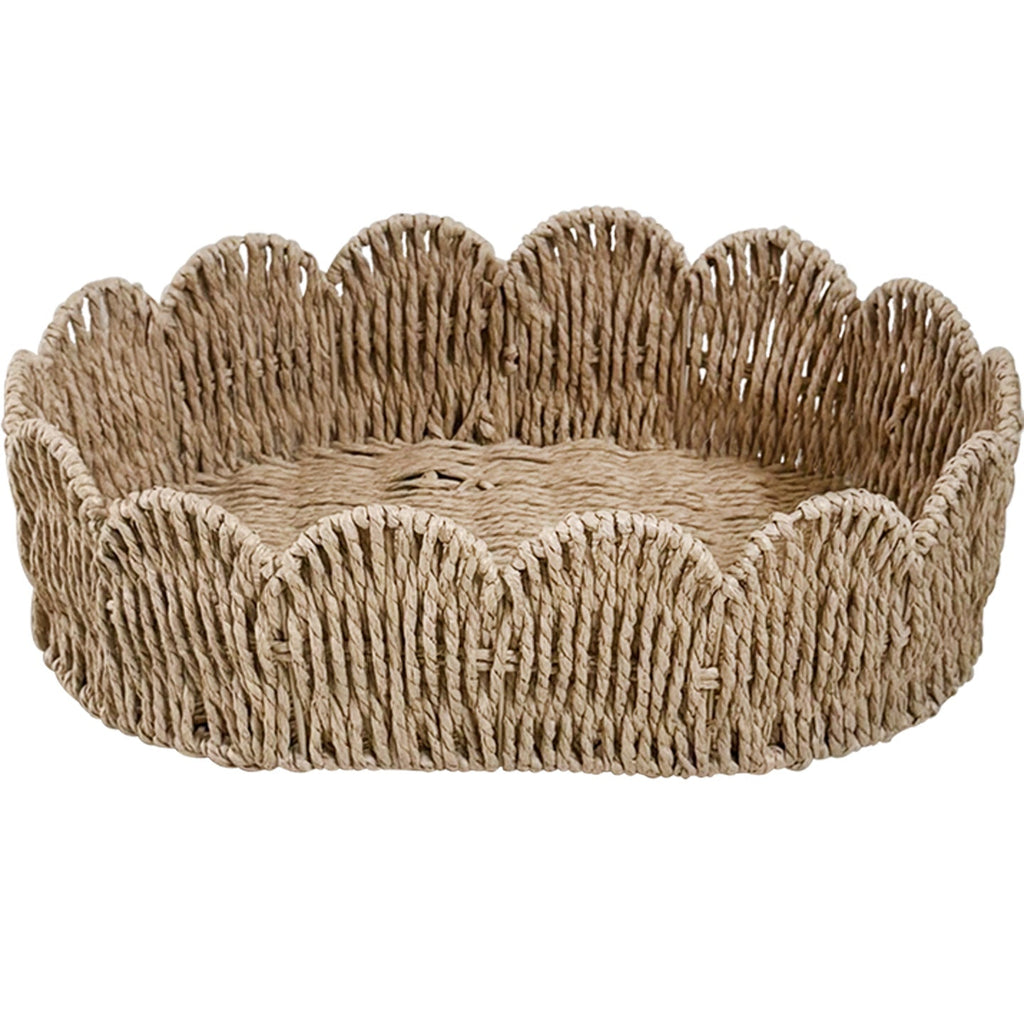 Decorative Hand-Woven Storage Basket | High & Bury