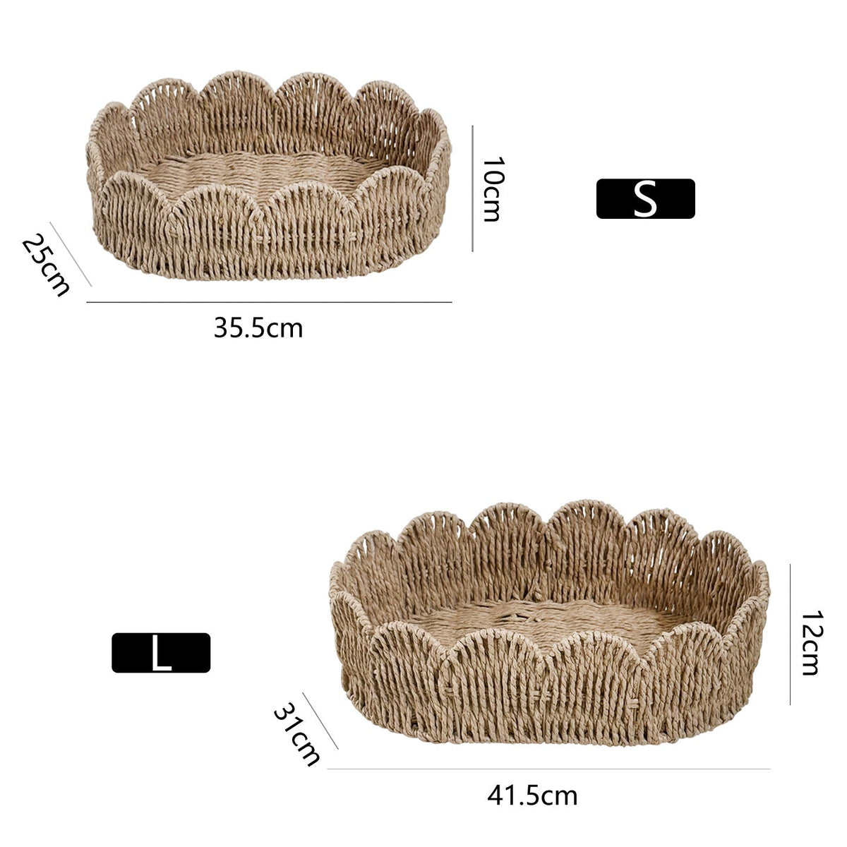 Decorative Hand-Woven Storage Basket | High & Bury