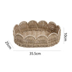 Decorative Hand-Woven Storage Basket | High & Bury