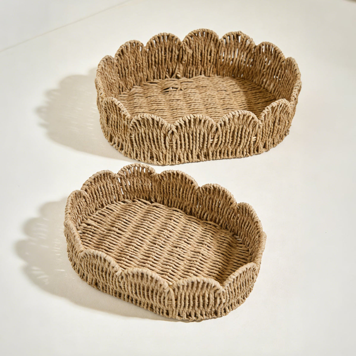 Decorative Hand-Woven Storage Basket | High & Bury