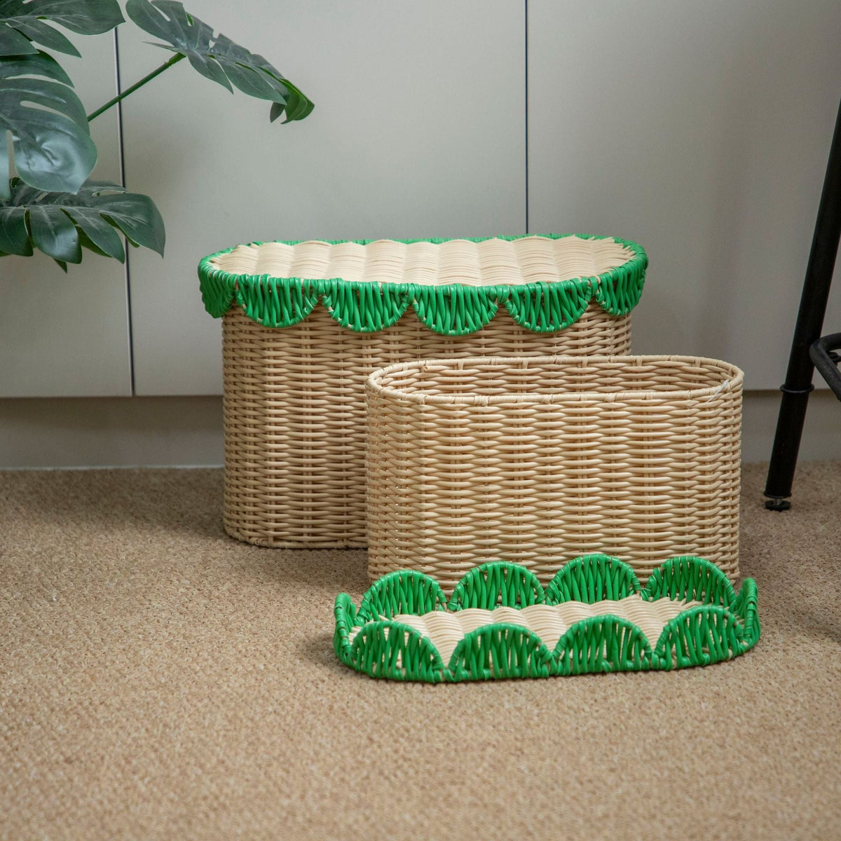 Decorative Handcrafted Woven Storage Baskets | High & Bury