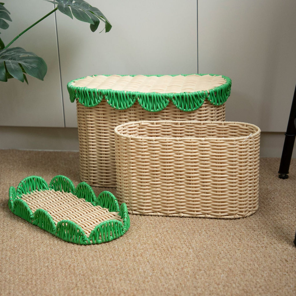 Decorative Handcrafted Woven Storage Baskets | High & Bury