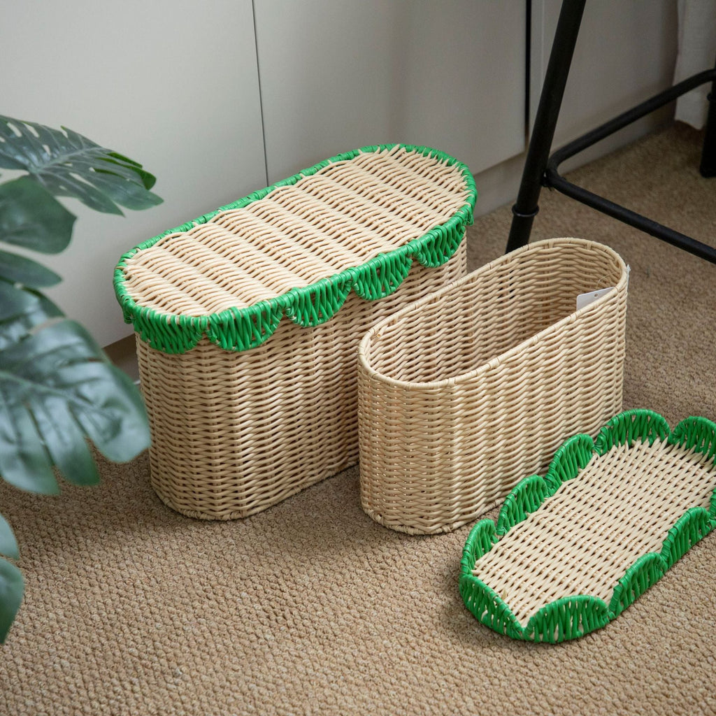 Decorative Handcrafted Woven Storage Baskets | High & Bury