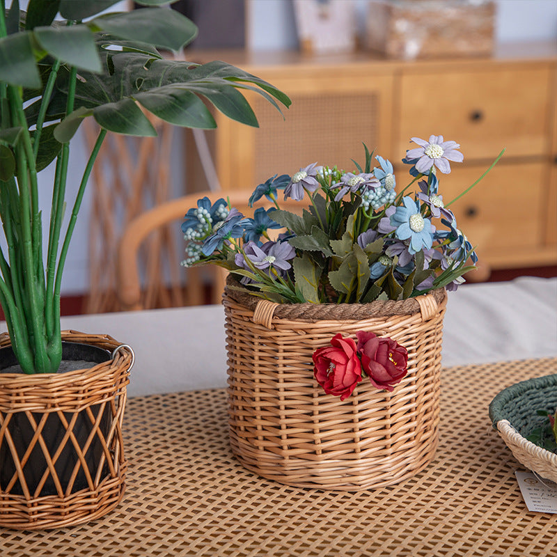 Decorative Handmade Woven Flower Pot | High & Bury