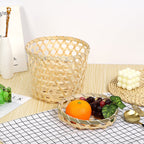 Decorative Handwoven Serving Tray | High & Bury