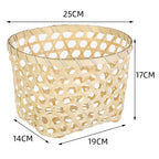 Decorative Handwoven Serving Tray | High & Bury