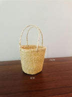 Decorative Handwoven Storage Basket 7.87 × 7.09 × 3.94 Inch | High & Bury