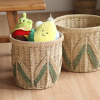 Decorative Handwoven Storage Basket | High & Bury