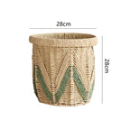 Decorative Handwoven Storage Basket | High & Bury
