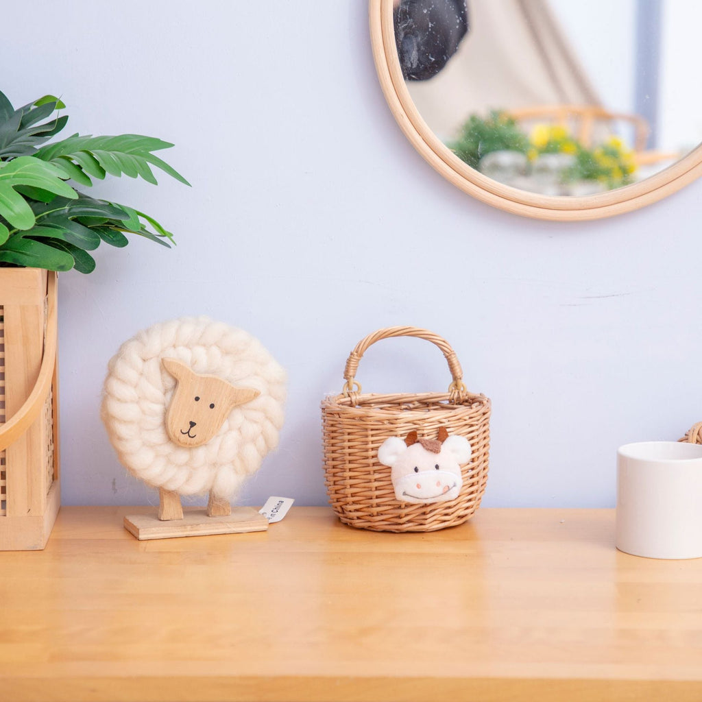 Decorative Handwoven Wall Basket | High & Bury
