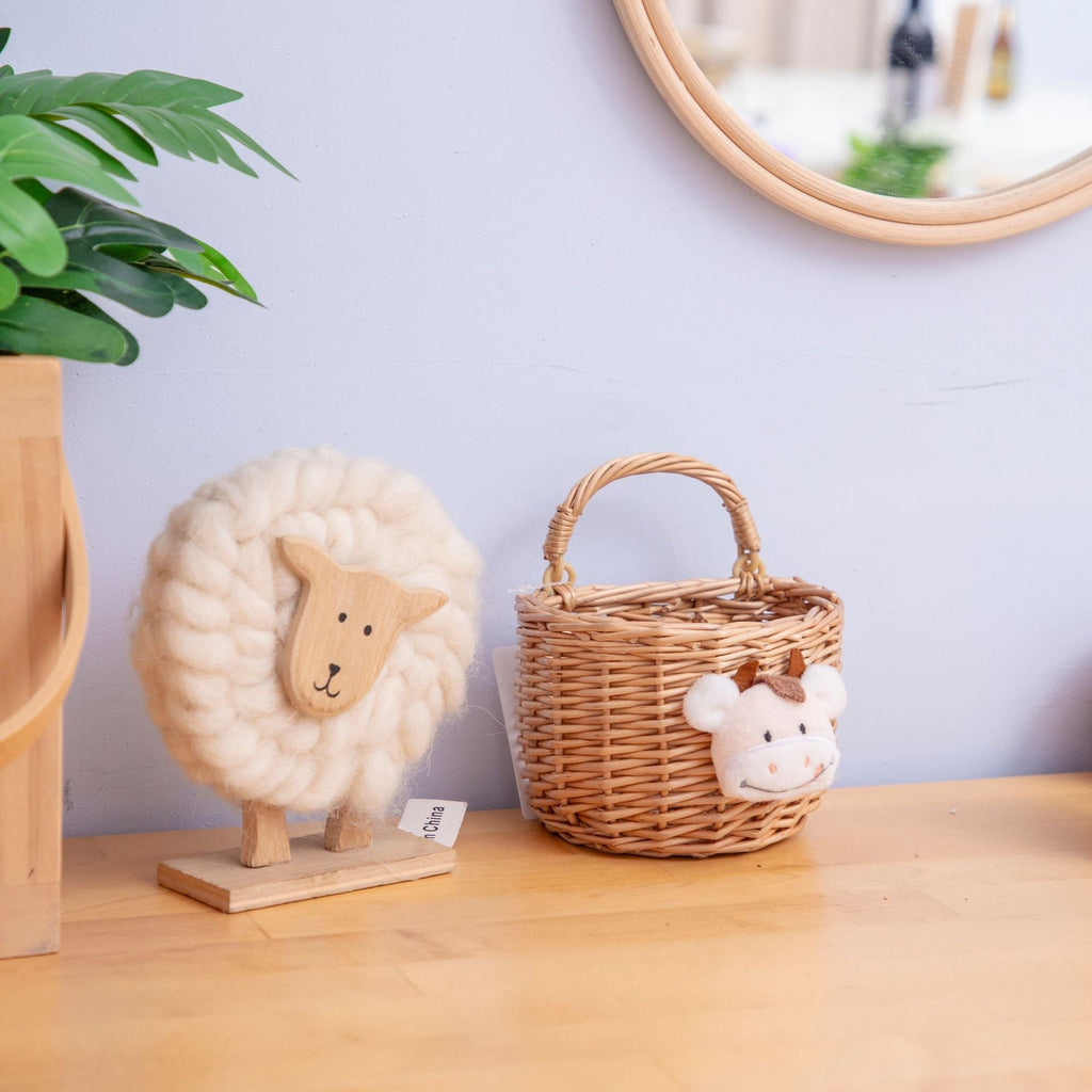 Decorative Handwoven Wall Basket | High & Bury