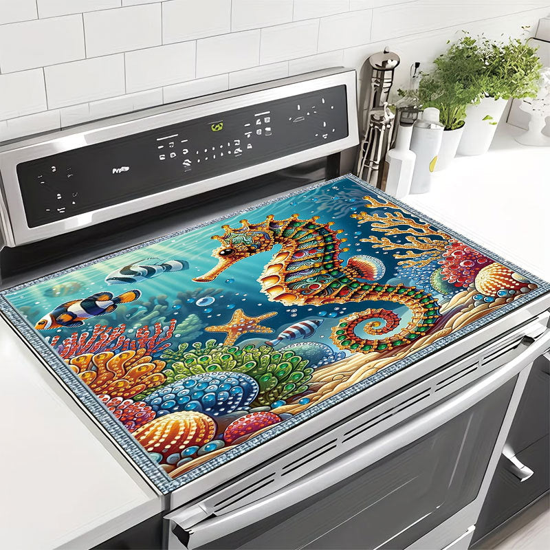 Decorative Heart and Bow-Themed Kitchen Mat | High & Bury