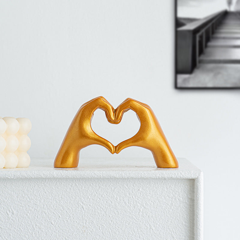 Decorative Heart Shape Sculpture | High & Bury