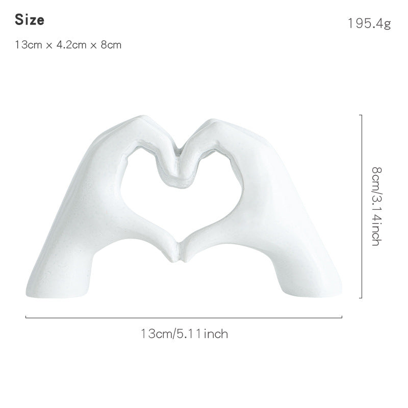 Decorative Heart Shape Sculpture | High & Bury