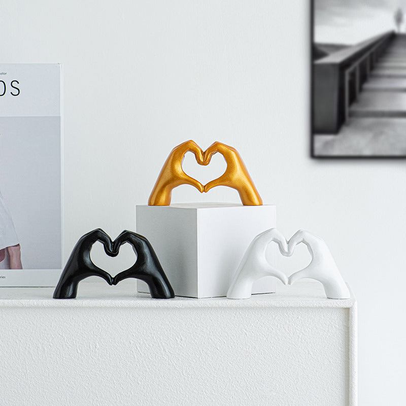 Decorative Heart Shape Sculpture | High & Bury