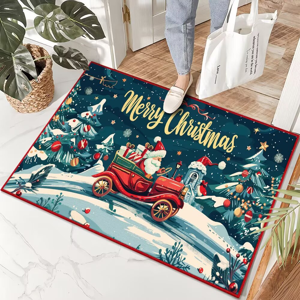 Decorative Holiday Entrance Mat | High & Bury