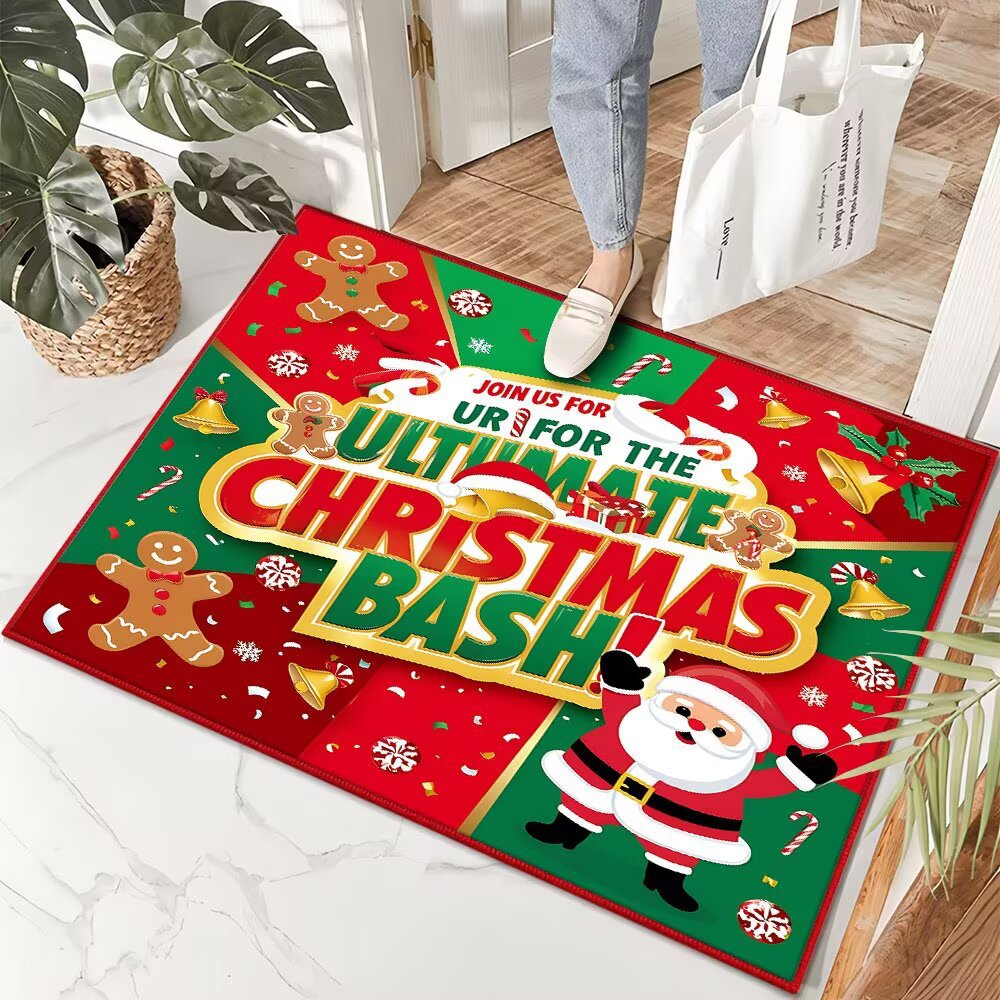 Decorative Holiday Entrance Mat | High & Bury
