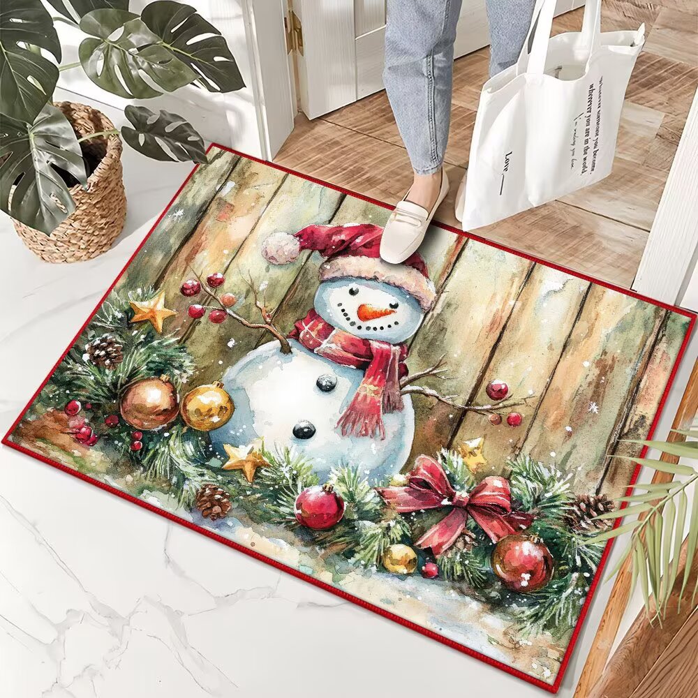 Decorative Holiday Entrance Mat | High & Bury