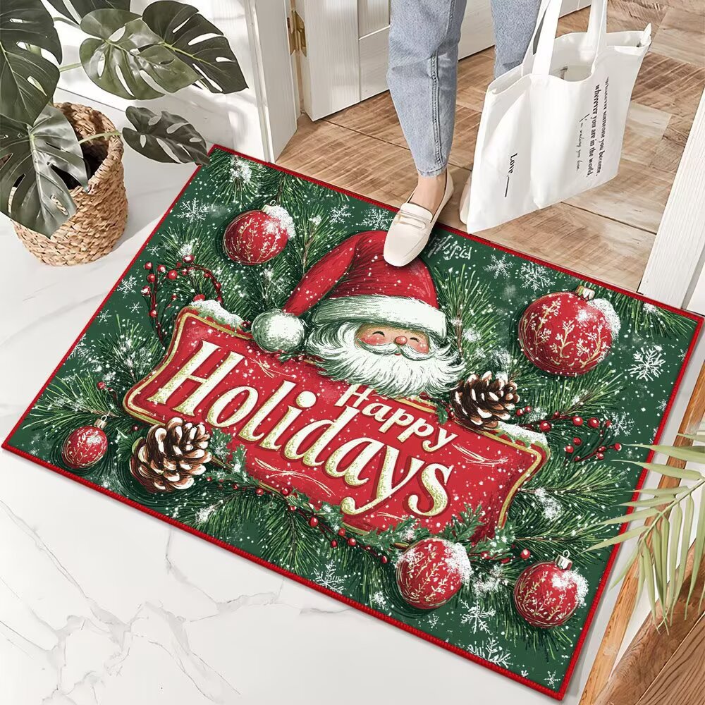 Decorative Holiday Entrance Mat | High & Bury
