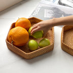 Decorative Honeycomb Pattern Basket | High & Bury