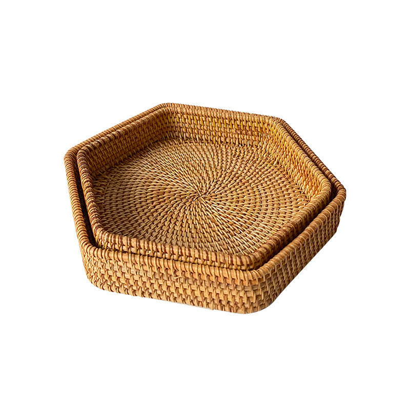 Decorative Honeycomb Pattern Basket | High & Bury