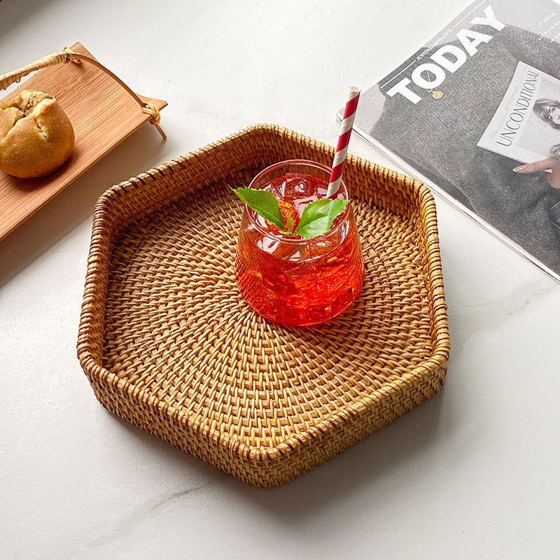 Decorative Honeycomb Pattern Basket | High & Bury