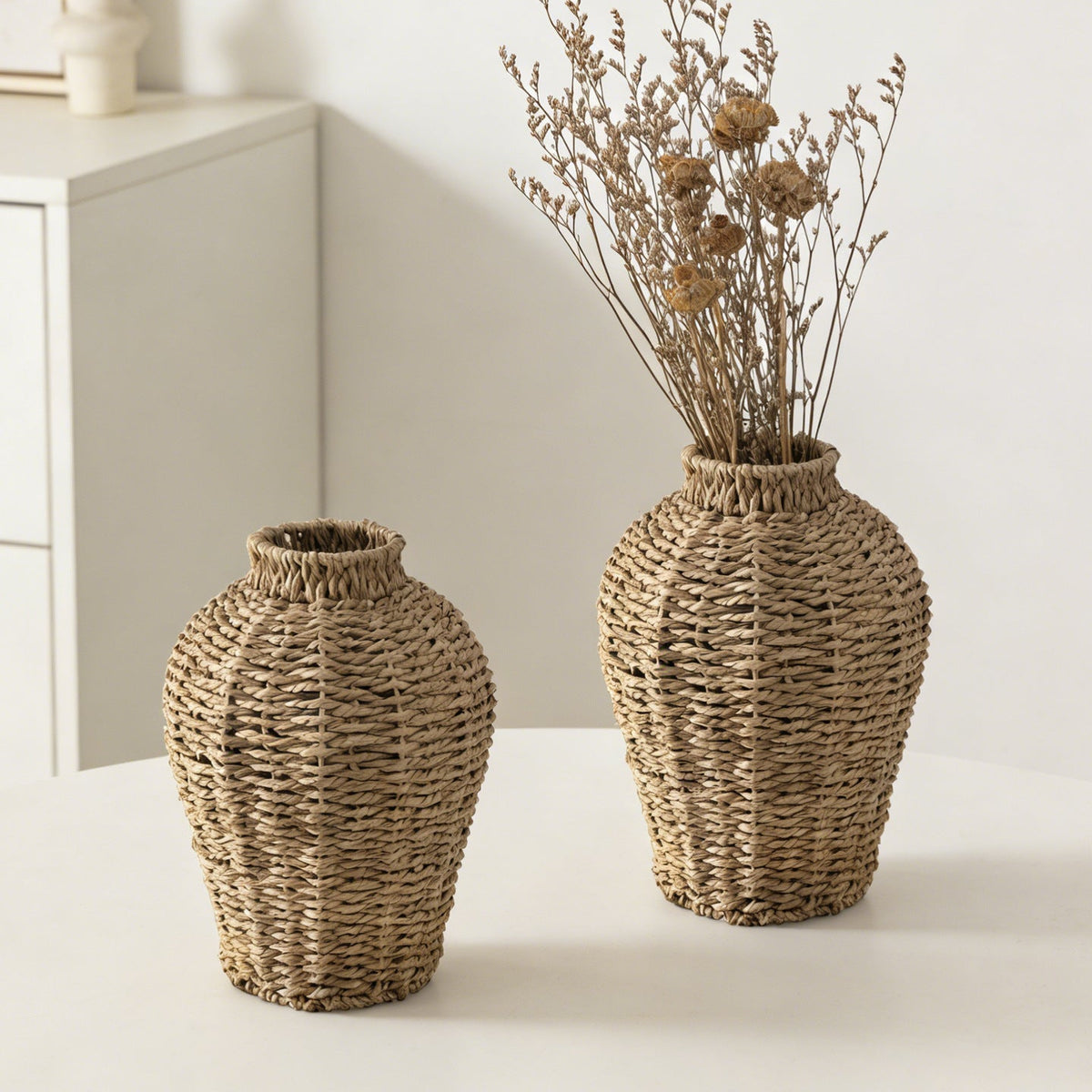 Decorative Jug made of Woven Material | High & Bury