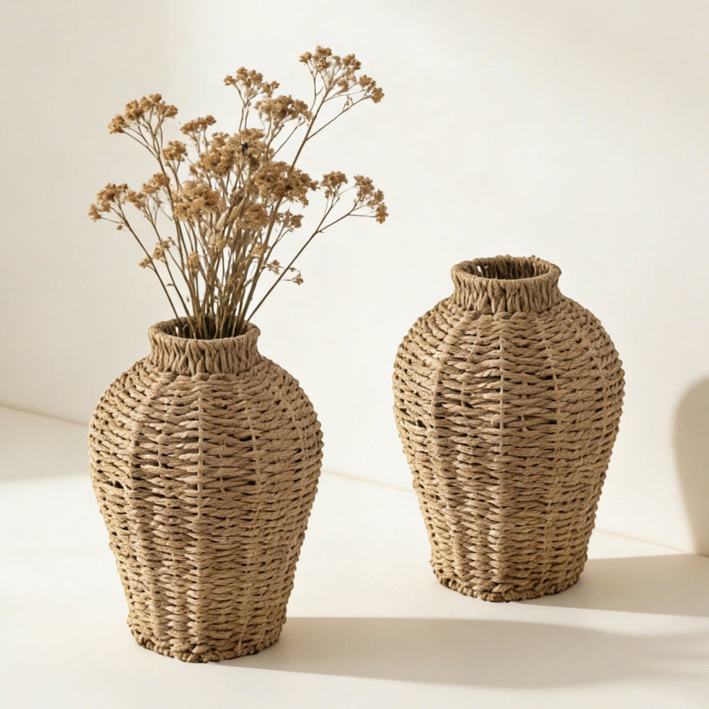 Decorative Jug made of Woven Material | High & Bury