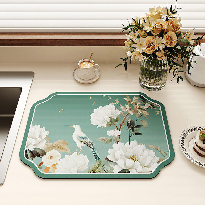 Decorative Kitchen Counter Mat | High & Bury