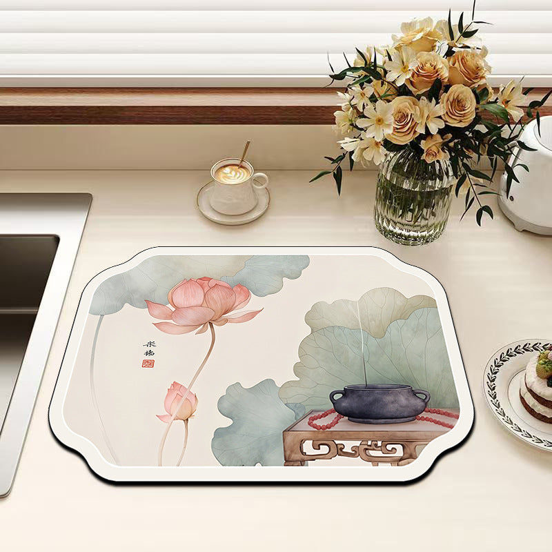 Decorative Kitchen Counter Mat | High & Bury