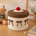 Decorative Knitted Storage Container | High & Bury