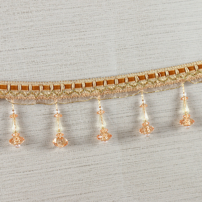 Decorative Lace Trim with Pearls | High & Bury