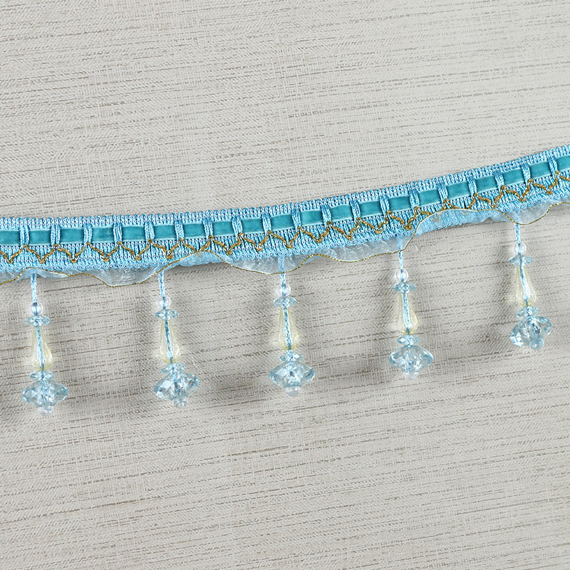 Decorative Lace Trim with Pearls | High & Bury