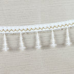 Decorative Lace Trim with Pearls | High & Bury