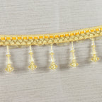 Decorative Lace Trim with Pearls | High & Bury