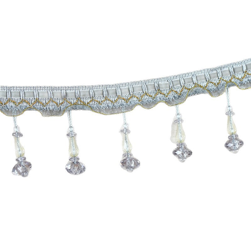 Decorative Lace Trim with Pearls | High & Bury