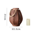 Decorative Lantern Holder made of Natural Material | High & Bury